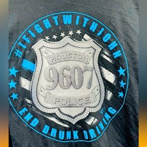 “I Fight With John”, Relentless Defender Honorable T-Shirt, Size 3XL